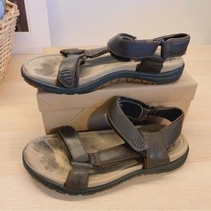 Teva Men's Outdoor Sandals Leather SN 6548 Brown Size US 9